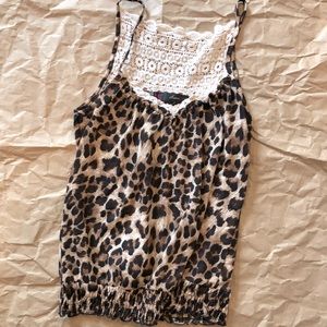 Lacy Cheetah Tank
